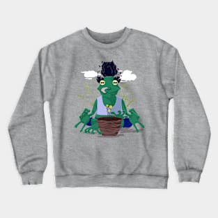 YOGA, RELAX, FLOWER Crewneck Sweatshirt